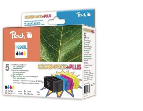 Peach Tinte Combi Pack Plus HP Nr. 920XL 2x bk/c/m/y zu 7500 A/7500 A