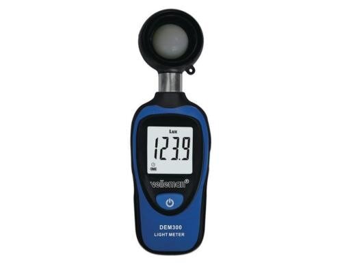 Velleman DEM300 Luxmeter misst  Beleuchtungsstärke (Lux)