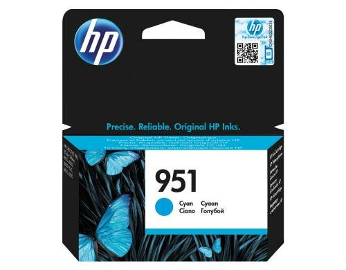 HP Tinte Nr. 951 - Cyan (CN050AE) 8.5ml, Seitenkapazität ~ 700 Seiten