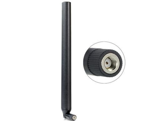 Delock WLAN Antenne, 9dBi mit Kippgelenk RP-SMA Dualband 2.4 Ghz und 5Ghz, 30cm