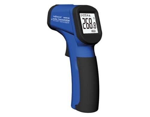 Velleman DEM100 Infrarot-Thermometer -50 bis +330°C, Data-Hold