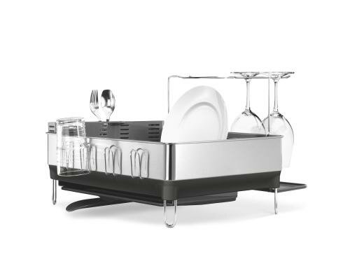 Simplehuman Stahlrahmen Abtropfgestell Edelstahl