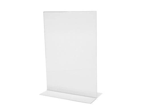 Sigel Tischaufsteller A4, gerade aus glasklarem, hochwertigem Acryl-Material