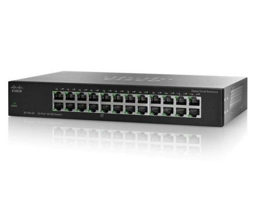 Cisco SF110-24: 24 Port Switch 24xFE, Montage: Rack, lüfterlos