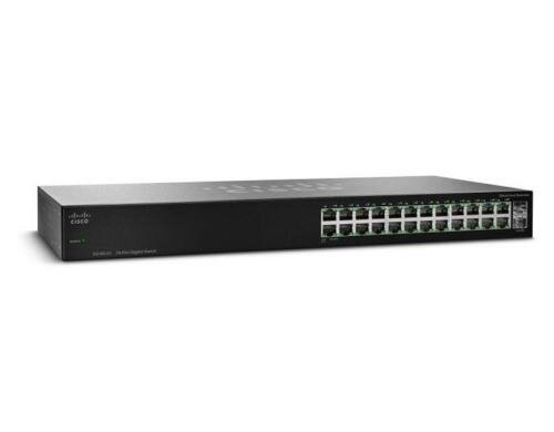 Cisco SG110-24HP: 24 Port Switch 24xGE, 12xPoE (100W), Montage: Desktop
