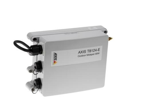 AXIS T8124-E PoE+ Injector/Midspan outdoor 60W PoE+, 1 Port, Outdoor, IP66