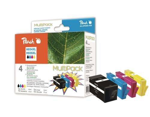 Peach Tinte HP 934XL/935X Multipack je 1x bk, c, m, y