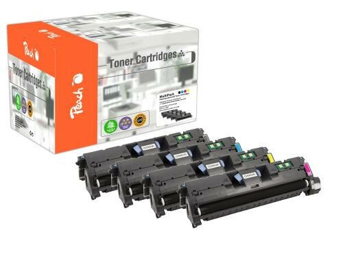 Peach Toner HP Q3960-3, No 122A MultiPack+ je 1x bk 5000S je1x c,m,y 3000S