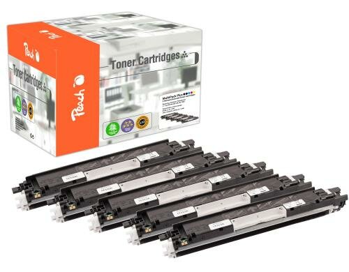 Peach Toner HP CE31A-Serie Multipack Plus 2x bk 1200S je 1x c,m,y 1000S