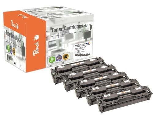 Peach Toner HP CE41A-Serie Multipack Plus 2x bk 2200S je 1x c,m,y 2600S
