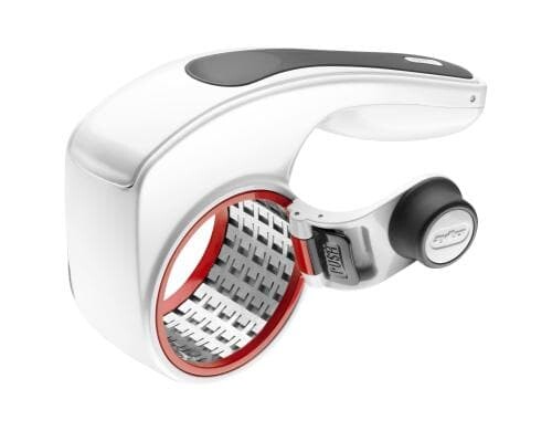 Zyliss Käse Trommelreibe Set weiss Extra-grosse Trommel für perfektes Reiben