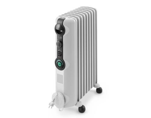 DeLonghi Ölradiator mit 9 Rippen TRRS 0920C geeignet für Raumgrösse bis zu 60m3