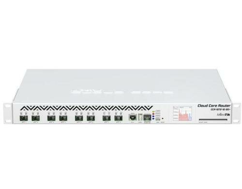 MikroTik CCR1072-1G-8S+: Cloud Router 72 Cores 1Ghz, 16GB Ram, 8xSFP+ 1x LAN