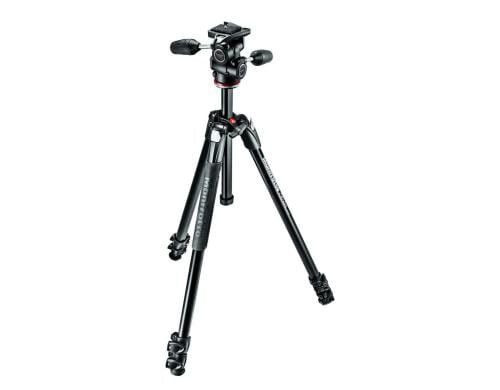 Manfrotto MK290XTA3-3W Stativ inkl. Kopf 3 Sektionen, 3-Wege-Neiger