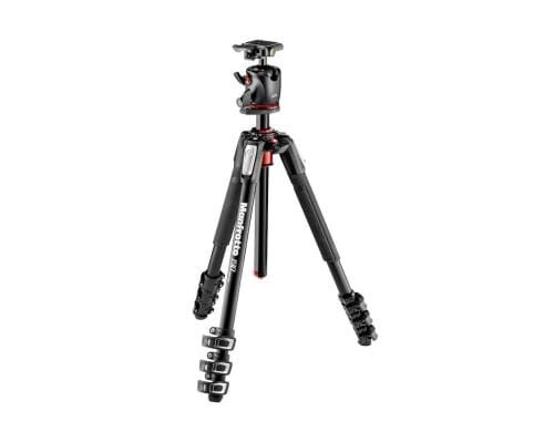 Manfrotto MK190XPRO4-BHQ2 Alu-Stativ Kit 4 Segmente, XPRO Kugelkopf