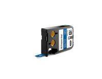 DYMO XTL Schriftband, Vinyl weiss auf blau, 12mm x 7m
