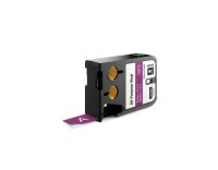 DYMO XTL Schriftband, Vinyl weiss auf lila, 19mm x 7m