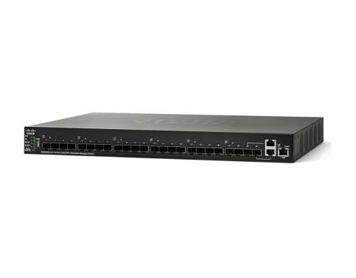 Cisco SG550XG-24F: 24 Port SFP+ Switch managed, 22xSFP+, 2xSFP+/10GE Combo