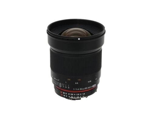 SamYang 24mm f / 1.4 ED AS UMC, zu Nikon