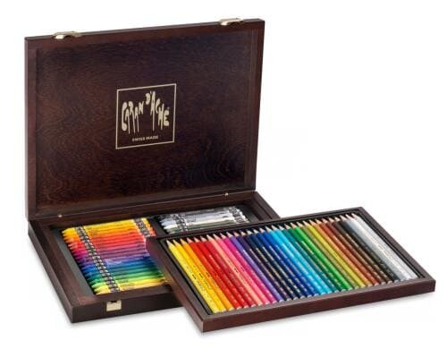 Caran dAche Holzkoffer 30 Prismalo + 40 Neocolor