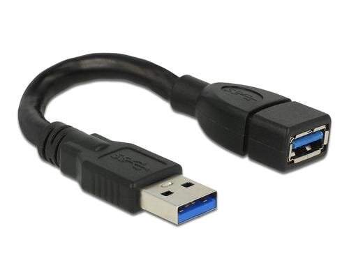 USB3.0-Kabel Shapecable A-A: 0.15m Starres Verlängerungskabel,beliebig formbar