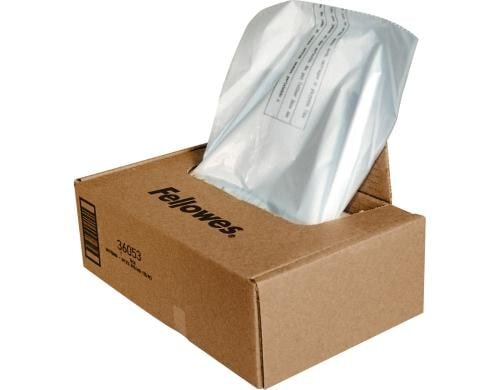 Fellowes Abfallsäcke für Aktenvernichter Bis Volumen 34 Liter