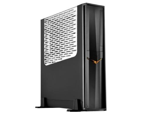 SilverStone Tower SST-RVZ02B schwarz, o.NT Kunststoffgehäuse/Stahlrahmen, 380x87x370mm