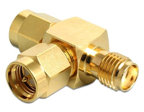 SMA-Buchse zu 2xSMA-Stecker T-Stück