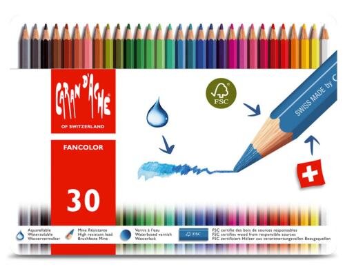 Caran dAche Fancolor 30 Farbstifte für werdende Künstler