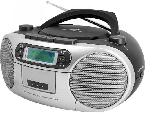 Soundmaster SCD7900SW, DAB+ Boombox CD/MP3, Kassette, 20 Festsenderspeicher