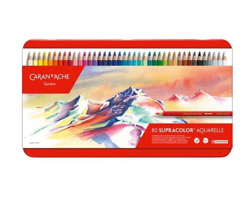Caran dAche Supracolor Metallschachtel mit 80 Farben