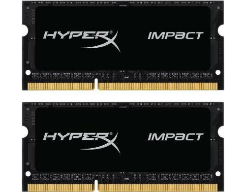 HyperX SO-DDR3L Impact 8GB Kit 2x 4GB, 1866MHz, CL11, 1.35V, Black