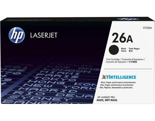 HP Toner 26A - Black (CF226A) Seitenkapazität ~ 3100 Seiten