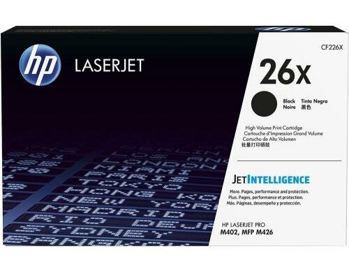 HP Toner 26X - Black (CF226X) Seitenkapazität ~ 9000 Seiten