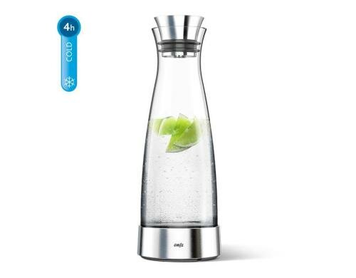 Emsa Flow Classic Karaffe mit Kühlstation Fassungsvermögen 1 Liter