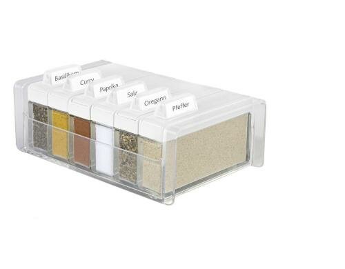 Emsa Spice Box weiss für 6 Gewürze