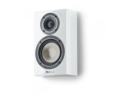 Canton Vento 816 OnWall Lautsprecher Paar Hochglanz Weiss, Ideal für 5.1 Systeme
