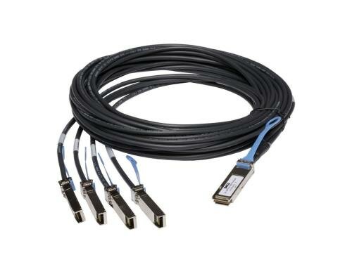Dell Networking QSFP+ Adapterkabel QSFP+ zu 4x SFP+ 0.5 Meter