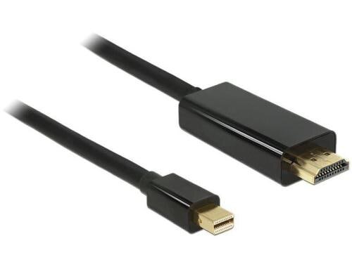 Delock MiniDisplayPort - HDMI, 2m Schwarz, HDMI-A
