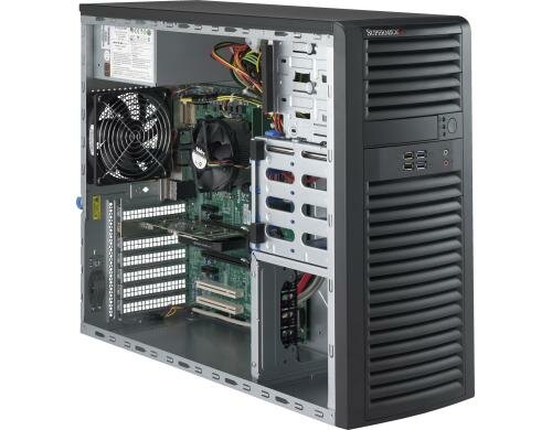 Supermicro 5039A-iL: LGA1151 bis 64GB RAM, 4x 3.5 fix Drive, 1x 500W NT