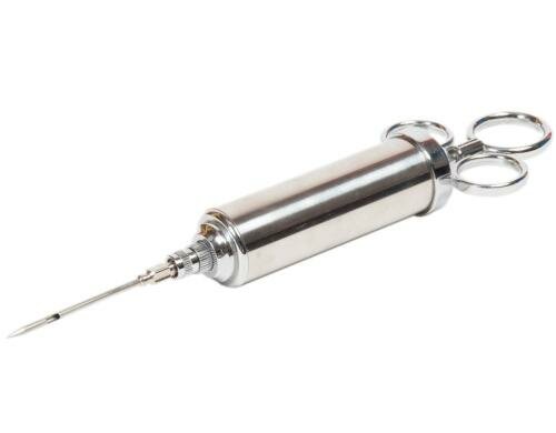 CHARCOAL COMPANION Marinade Spritze aus Edelstahl