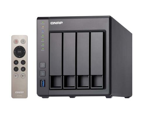 QNAP NAS TS-451+-2G, 4-bay Celeron 2GHz Quad Core, 2GB DDR3L RAM