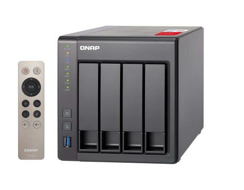QNAP NAS TS-451+-8G, 4-bay Celeron 2GHz Quad Core, 8GB DDR3L RAM