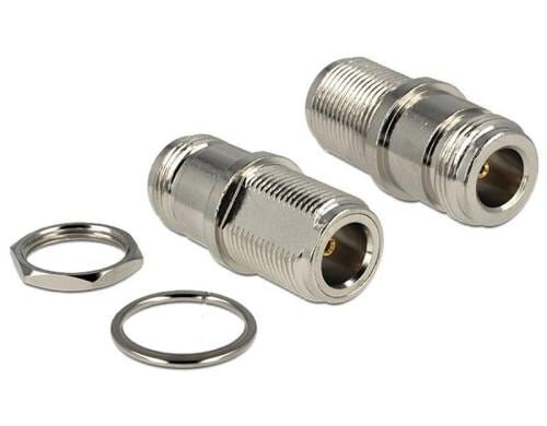 Delock N-Buchse zu N-Buchse Adapter zum Einbau geeignet
