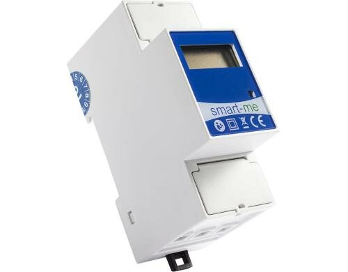 smart-me Meter, Einphasen-Energiezähler bis 80 A, DIN-Schine, WiFi, S0