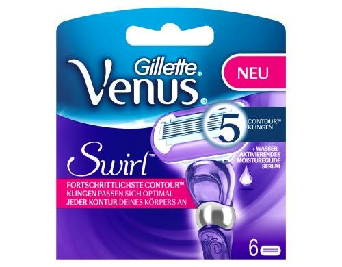Gillette Venus Klingen Swirl 6er Contour-Klingen