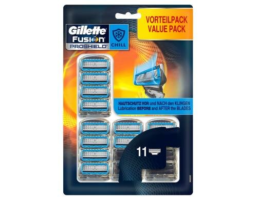 Gillette Klingen Proshield Chill 11er perfekter Hautschutz