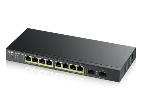 ZyXEL GS1900-10HP, 10Port-Switch, Gigabit PoE, Web-managed, internes NT