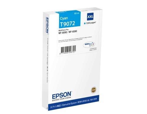 Tinte Epson T907240 XXL, cyan WF-6xxx