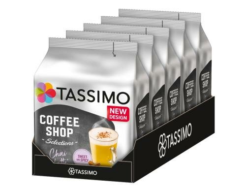 Tassimo T DISC Chai Latte Karton à 5 Packungen (für je 8 Getränke)